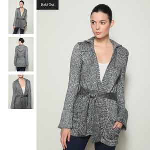525 America  Tweed Hooded Wrap
